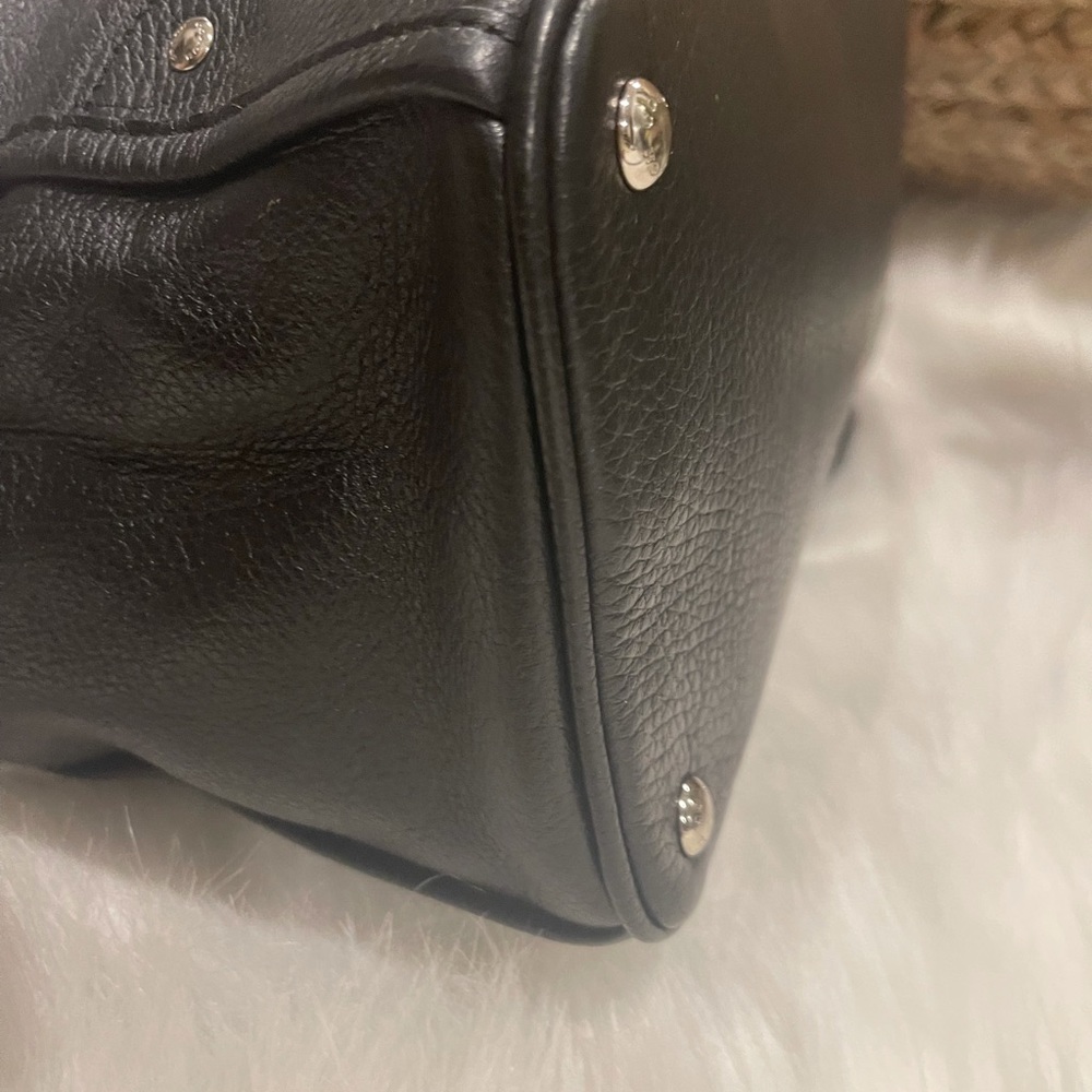 Black Leather Coach Purse - Picture 7 of 14